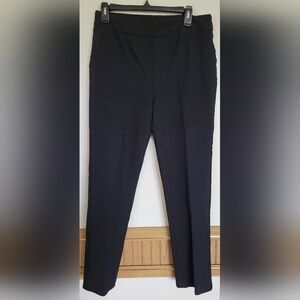Soft Surroundings Women's Black Pleated Pull-on Pants Size Medium